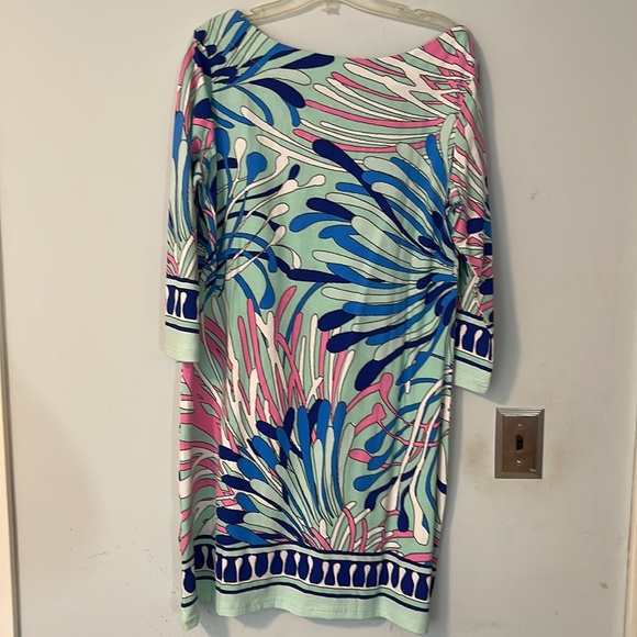 NWT Barbara Gerwit XL dress cotton/spandex boatneck - Picture 2 of 6